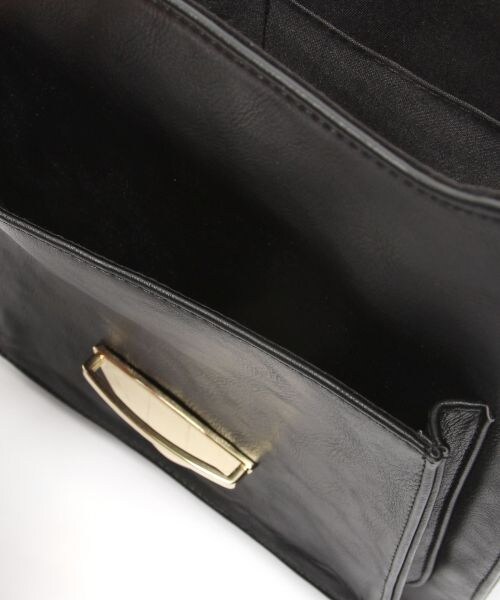 LOWRYS FARM（ローリーズファーム）の「★リュックにもなる!!★２ＷＡＹスクエアＢＡG（バッグ・ブラック/キャメル・ナシ）」の8枚目の写真