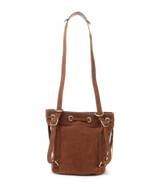 LOWRYS FARM（ローリーズファーム）の「ＦＳ２ＷＡＹフリンジＢＡＧ（バッグ・ベージュ/キャメル・ナシ）」の4枚目の写真