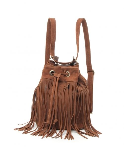 LOWRYS FARM（ローリーズファーム）の「ＦＳ２ＷＡＹフリンジＢＡＧ（バッグ・ベージュ/キャメル・ナシ）」の5枚目の写真