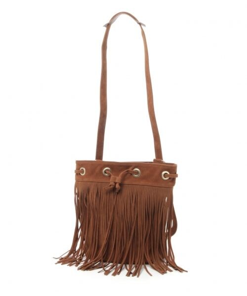 LOWRYS FARM（ローリーズファーム）の「ＦＳ２ＷＡＹフリンジＢＡＧ（バッグ・ベージュ/キャメル・ナシ）」の2枚目の写真