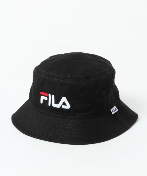 LOWRYS FARM（ローリーズファーム）の「ＦＩＬＡ＊ＨＡＴ（帽子・オフ/ブラック/レッド・ナシ）」の4枚目の写真