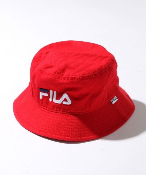 LOWRYS FARM（ローリーズファーム）の「ＦＩＬＡ＊ＨＡＴ（帽子・オフ/ブラック/レッド・ナシ）」の3枚目の写真