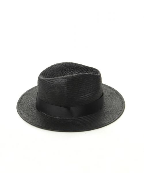 LOWRYS FARM（ローリーズファーム）の「ペーパーナカオレＨＡＴ/LOWRYS FARM+（帽子・ブラック/ベージュ・ナシ）」の4枚目の写真
