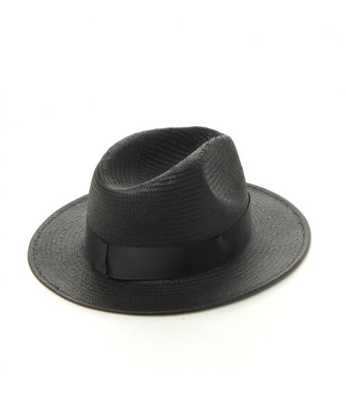 LOWRYS FARM（ローリーズファーム）の「ペーパーナカオレＨＡＴ/LOWRYS FARM+（帽子・ブラック/ベージュ・ナシ）」の5枚目の写真