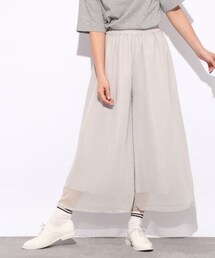 LOWRYS FARM | シフォンワイドスカンツ(パンツ)