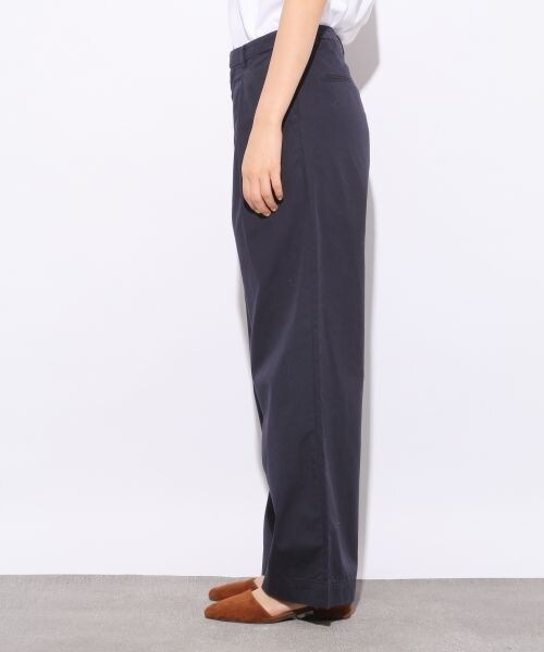 LOWRYS FARM（ローリーズファーム）の「ＴＣチノワイドパンツ（パンツ・アイボリー/ベージュ/ネイビー・M/L）」の5枚目の写真