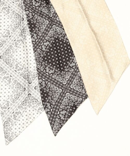 LOWRYS FARM（ローリーズファーム）の「★先行予約アイテム★スカーフツキスカーチョ（パンツ・ブラック/ベージュ/ブルー・F）」の10枚目の写真