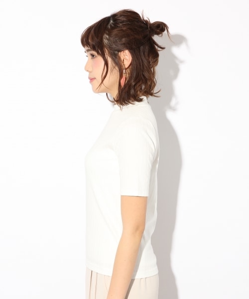 LOWRYS FARM（ローリーズファーム）の「★カラー予約受付中★トタンテレコハイネック（トップス・オフ/予約受付中ブラック/予約受付中ボーダー/ピンク/ブルー・M/L）」の6枚目の写真