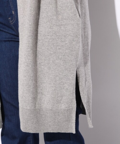 LOWRYS FARM（ローリーズファーム）の「USAロングカーディガン（トップス・オフ/ボーダー/グレー/レッド・M/L）」の12枚目の写真