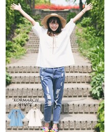KORMARCH | エスニック刺繍インディアンブラウス(シャツ/ブラウス)