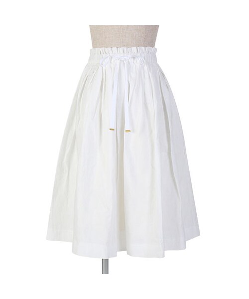 F i.n.t（フィント）の「フレンチリネン風タックスカート/F i.n.t（スカート・レディース・その他）」の2枚目の写真