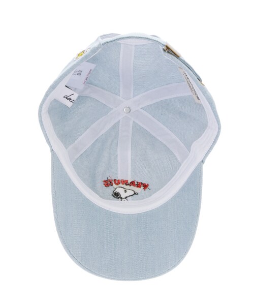 dazzlin（ダズリン）の「【sc】スヌーピー×dazzlinコラボ デニムキャップ（帽子・レディース・ブルー/インディゴ・F）」の7枚目の写真