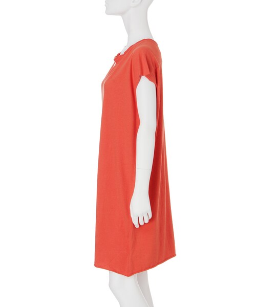 Ungrid（アングリッド）の「ネックカットフレンチスリーブワンピース（ワンピース/ドレス・レディース・オフホワイト/グレー/ブラック/オレンジ・F）」の8枚目の写真