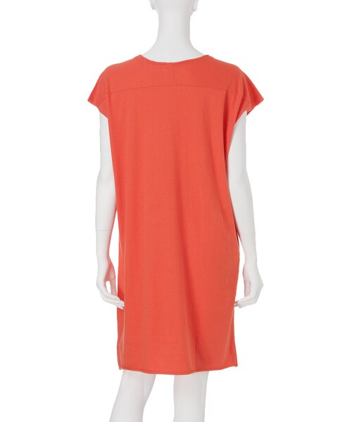 Ungrid（アングリッド）の「ネックカットフレンチスリーブワンピース（ワンピース/ドレス・レディース・オフホワイト/グレー/ブラック/オレンジ・F）」の9枚目の写真