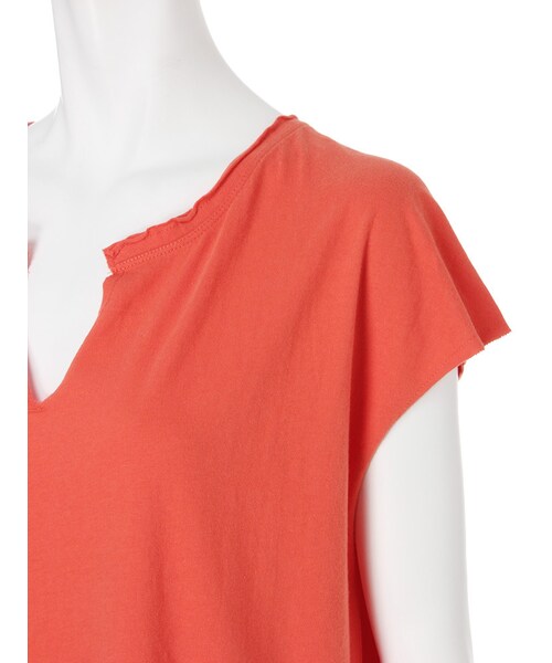 Ungrid（アングリッド）の「ネックカットフレンチスリーブワンピース（ワンピース/ドレス・レディース・オフホワイト/グレー/ブラック/オレンジ・F）」の11枚目の写真