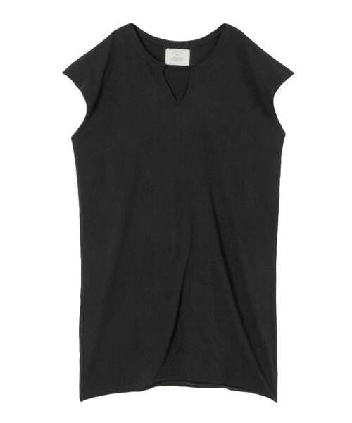 Ungrid（アングリッド）の「ネックカットフレンチスリーブワンピース（ワンピース/ドレス・レディース・オフホワイト/グレー/ブラック/オレンジ・F）」の2枚目の写真