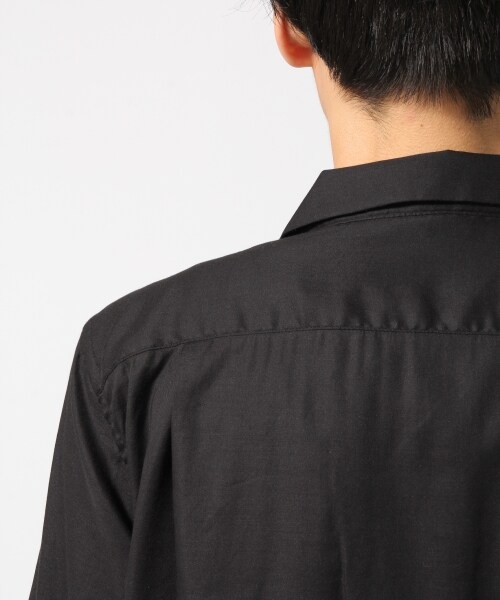 HARE（ハレ）の「サテンオープンネックシャツ（トップス・ブラック/グレー/イエロー・S/M）」の12枚目の写真