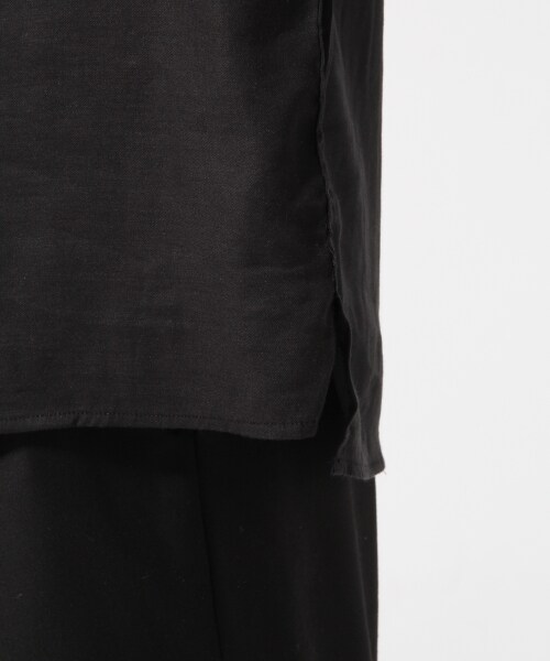 HARE（ハレ）の「サテンオープンネックシャツ（トップス・ブラック/グレー/イエロー・S/M）」の11枚目の写真