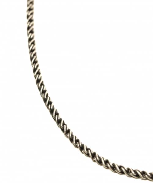 HARE（ハレ）の「ツイストチェーンネックレス（アクセサリー・グレー・FREE）」の2枚目の写真