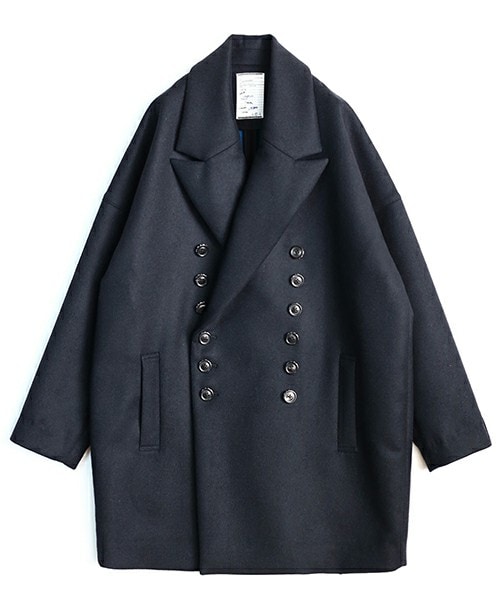 SHAREEF（シャリーフ）の「W-FACE MIDDLE COAT ブラック（）」 - WEAR
