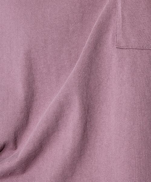 niko and...(ニコアンド)の「アメリカ綿ビッグTシャツ(トップス・ホワイト/モカ/ネイビー/パープル・M/L)」の14枚目の写真