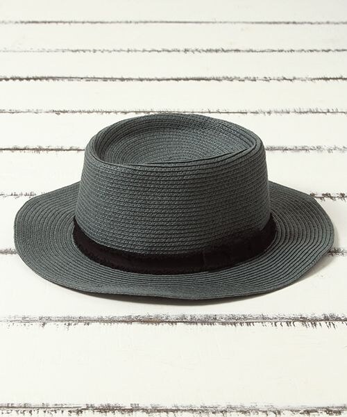 niko and...（ニコアンド）の「オリジナル ブレードカンカン帽（帽子・ナチュラル/ダークブラウン/ライトブルー・F）」の3枚目の写真