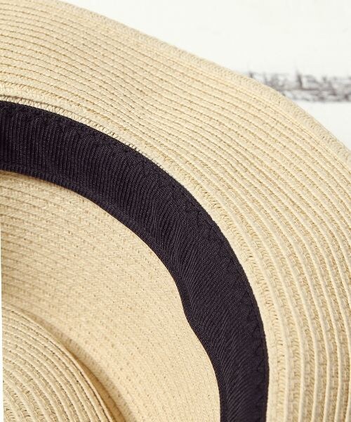 niko and...（ニコアンド）の「オリジナル ブレードカンカン帽（帽子・ナチュラル/ダークブラウン/ライトブルー・F）」の9枚目の写真