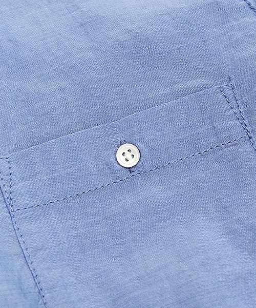 niko and...(ニコアンド)の「綿テンセル脇ポケットシャツワンピース(ワンピース/ドレス・オフホワイト/ブルー/ネイビー・M)」の13枚目の写真
