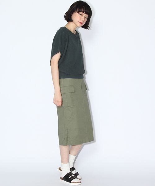 niko and...（ニコアンド）の「オリジナル フットベットサンダル（シューズ・ホワイト/シルバー/ブラック/カーキ・M(23.5-24cm)/L(24-24.5cm)）」の6枚目の写真