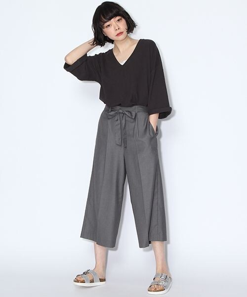 niko and...（ニコアンド）の「オリジナル フットベットサンダル（シューズ・ホワイト/シルバー/ブラック/カーキ・M(23.5-24cm)/L(24-24.5cm)）」の8枚目の写真