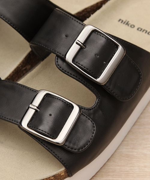 niko and...（ニコアンド）の「オリジナル フットベットサンダル（シューズ・ホワイト/シルバー/ブラック/カーキ・M(23.5-24cm)/L(24-24.5cm)）」の11枚目の写真