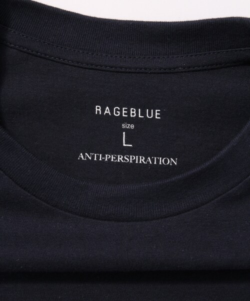 RAGEBLUE(レイジブルー)の「ポケット付きTシャツ(トップス・クレイジー/ホワイト/オフホワイト/ブラック/グレー/ブラウン/オリーブ/ライトブルー/ブルー/ネイビー・S/M/L)」の21枚目の写真