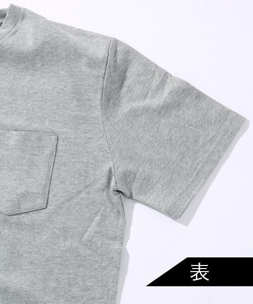 RAGEBLUE(レイジブルー)の「ポケット付きTシャツ(トップス・クレイジー/ホワイト/オフホワイト/ブラック/グレー/ブラウン/オリーブ/ライトブルー/ブルー/ネイビー・S/M/L)」の12枚目の写真