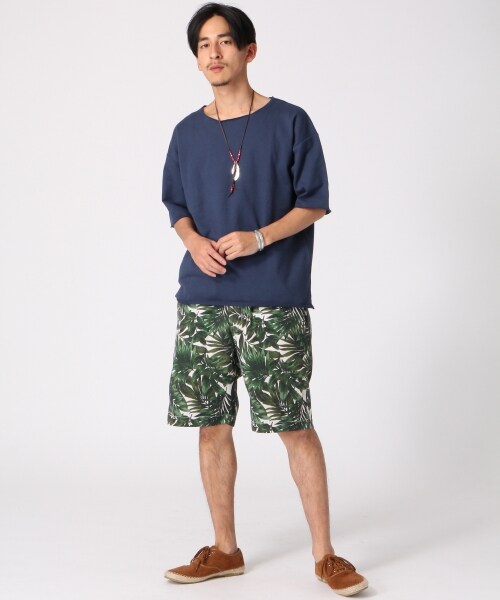 RAGEBLUE（レイジブルー）の「＜USAコットン使用＞カットオフ裏毛スウェット半袖（トップス・ホワイト/グレー/ピンク系/ブラウン/ブルー・M/L）」の17枚目の写真