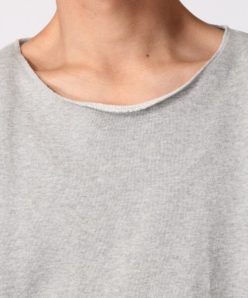 RAGEBLUE（レイジブルー）の「＜USAコットン使用＞カットオフ裏毛スウェット半袖（トップス・ホワイト/グレー/ピンク系/ブラウン/ブルー・M/L）」の9枚目の写真