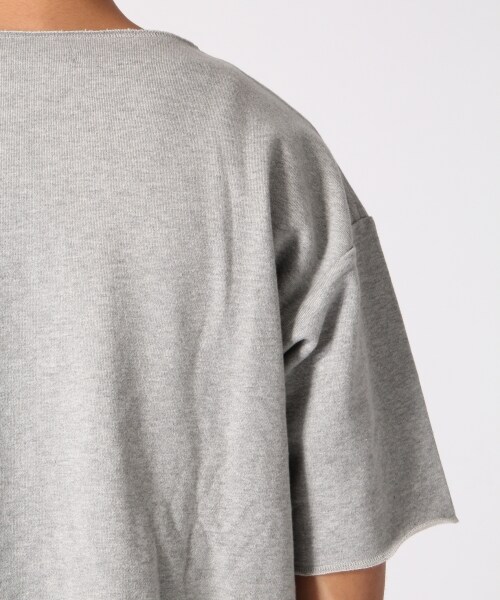 RAGEBLUE（レイジブルー）の「＜USAコットン使用＞カットオフ裏毛スウェット半袖（トップス・ホワイト/グレー/ピンク系/ブラウン/ブルー・M/L）」の12枚目の写真