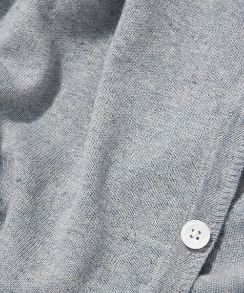 RAGEBLUE（レイジブルー）の「TOPリネン混Vカーデ7分袖（トップス・グレー/ベージュ/ブルー系/ネイビー・M/L）」の17枚目の写真