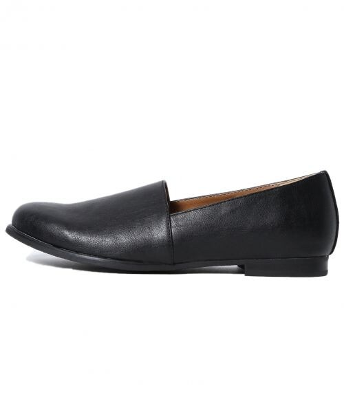 RAGEBLUE（レイジブルー）の「フェイクレザースリッポンシューズ（シューズ・ブラック/ブラウン・M(26~27)/L(27~28)）」の4枚目の写真