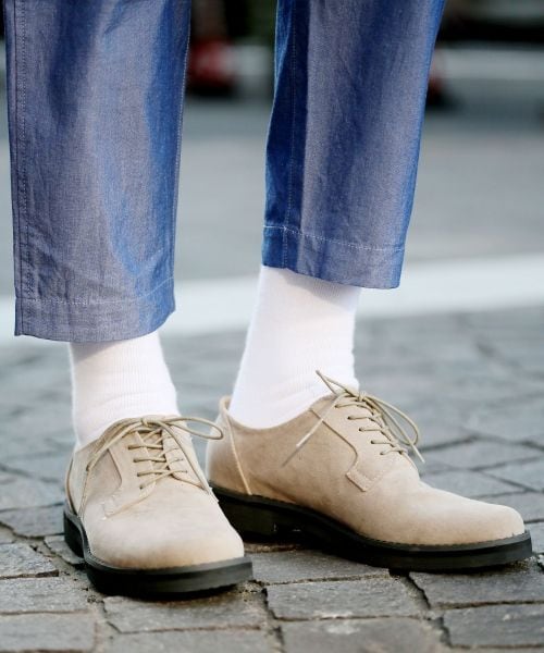 RAGEBLUE（レイジブルー）の「プレーントゥシューズSS（シューズ・ブラック/グレージュ/ブラウン・M(26~27)/L(27~28)）」の2枚目の写真