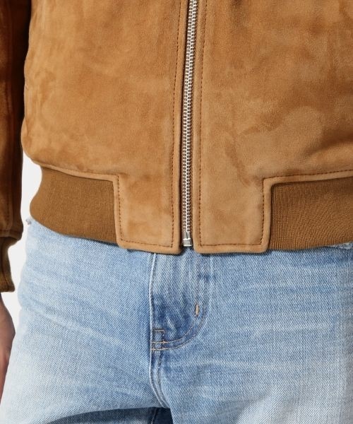 RAGEBLUE（レイジブルー）の「スウェードノーカラーブルゾン（）」 - WEAR