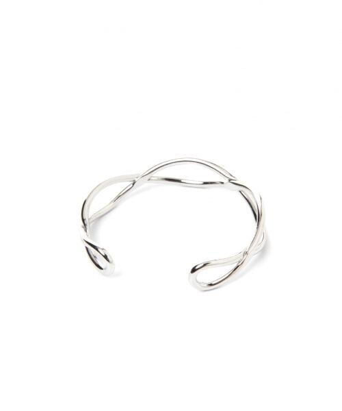 RAGEBLUE（レイジブルー）の「デザインバングル（アクセサリー・シルバー系・ONE SIZE）」の2枚目の写真