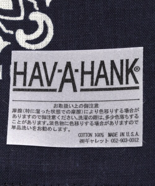 RAGEBLUE（レイジブルー）の「＜USA製＞バンダナ（ファッション雑貨・ホワイト/ブラック/レッド/オリーブ系/ネイビー・ONE SIZE）」の7枚目の写真