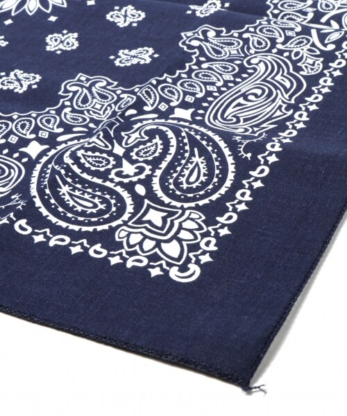 RAGEBLUE（レイジブルー）の「＜USA製＞バンダナ（ファッション雑貨・ホワイト/ブラック/レッド/オリーブ系/ネイビー・ONE SIZE）」の6枚目の写真