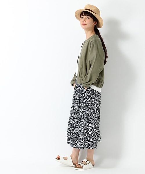 studio CLIP（スタディオクリップ）の「プリントアソートスカーチョ（パンツ・ストライプ/小紋柄/花柄/チェック・M/L）」の8枚目の写真