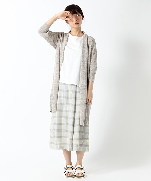 studio CLIP（スタディオクリップ）の「プリントアソートスカーチョ（パンツ・ストライプ/小紋柄/花柄/チェック・M/L）」の9枚目の写真