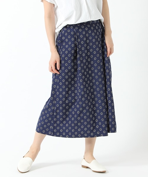 studio CLIP（スタディオクリップ）の「プリントアソートスカーチョ（パンツ・ストライプ/小紋柄/花柄/チェック・M/L）」の3枚目の写真