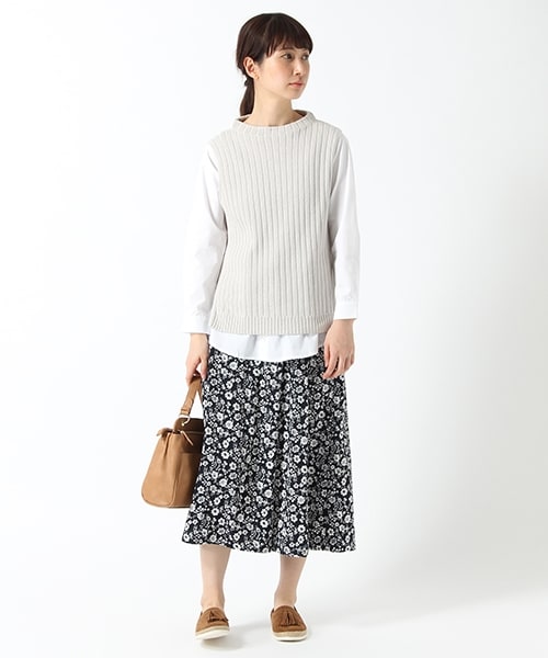 studio CLIP（スタディオクリップ）の「プリントアソートスカーチョ（パンツ・ストライプ/小紋柄/花柄/チェック・M/L）」の7枚目の写真