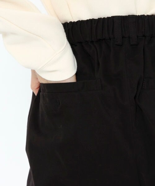 studio CLIP（スタディオクリップ）の「ツイルタックワイドパンツ（パンツ・ブラック/ベージュ/カーキ/ネイビー・M/L）」の17枚目の写真