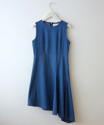 LEONIAS | LEONIAS アシンメトリーコットンワンピース(ワンピース)