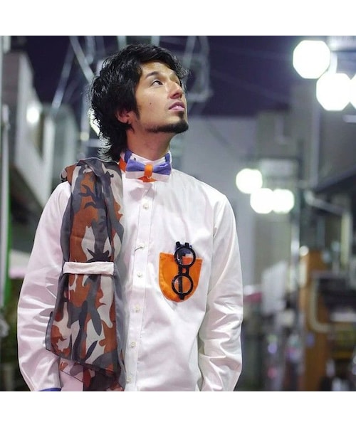 NIRAME.CO(ニラメッコ)の「蝶カラーしゃつ(シャツ/ブラウス・メンズ・その他)」の2枚目の写真